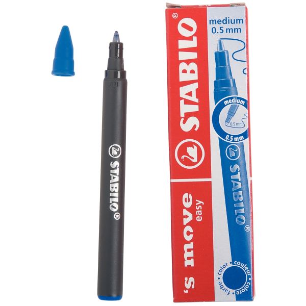 STABILO Cartouche pour stylo roller EASYoriginal, bleu — Stylos roller