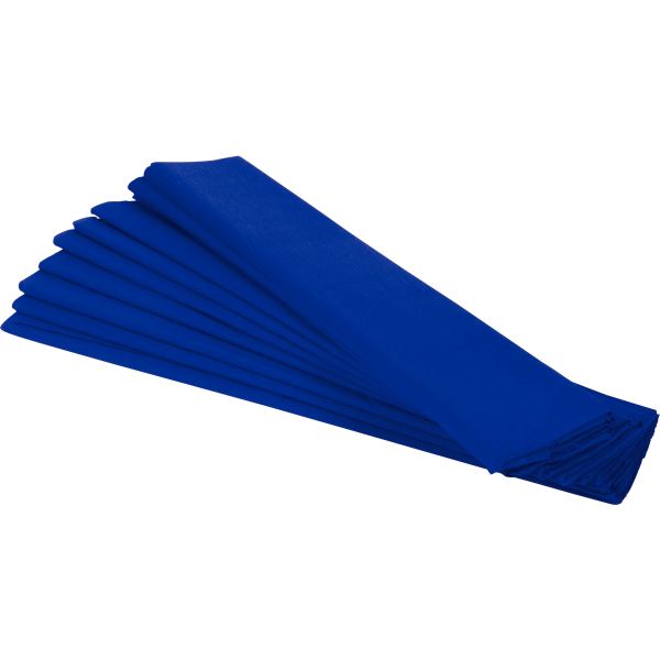 Paquet de 10 feuilles crépon supérieur 250x50 bleu france, N.C — TRAVAUX MANUELS