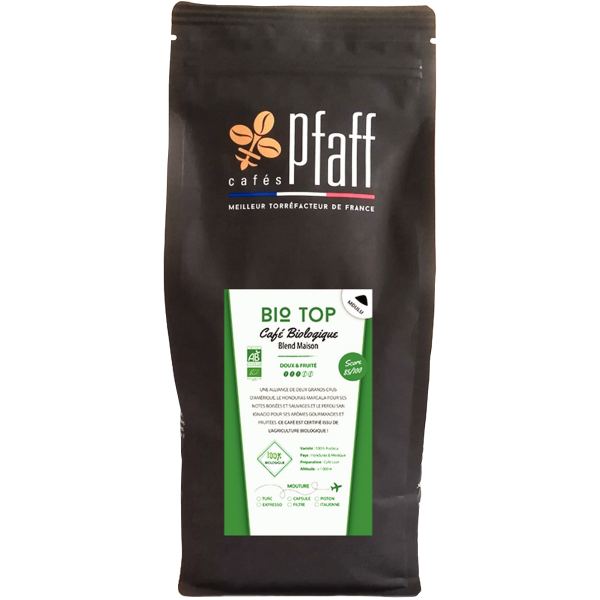 Paquet de 1kg café moulu BIO TOP, N.C — PRODUITS ALIMENTAIRES