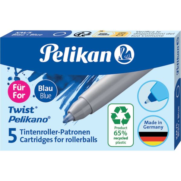 Pelikan Cartouche d'encre eco pour roller Pelikano/Twist — Stylos roller