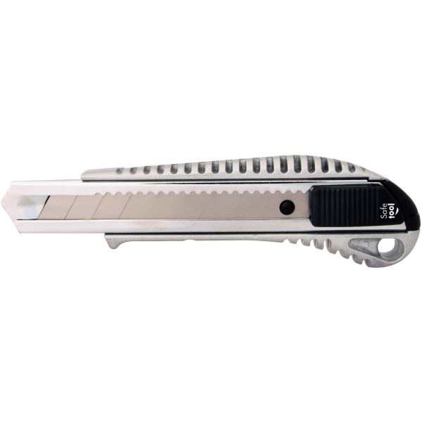Cutter Métal Profesionnel Autobloquant 18 mm, N.C — PETIT MATERIEL BUREAU ET ECOLE