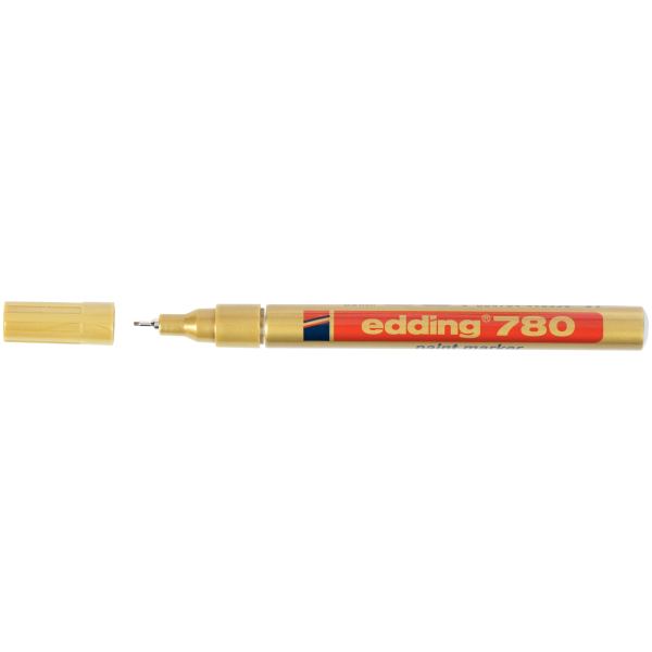 Marqueur peinture permanent E780 pointe fine or, N.C — ECRIRE ET CORRIGER