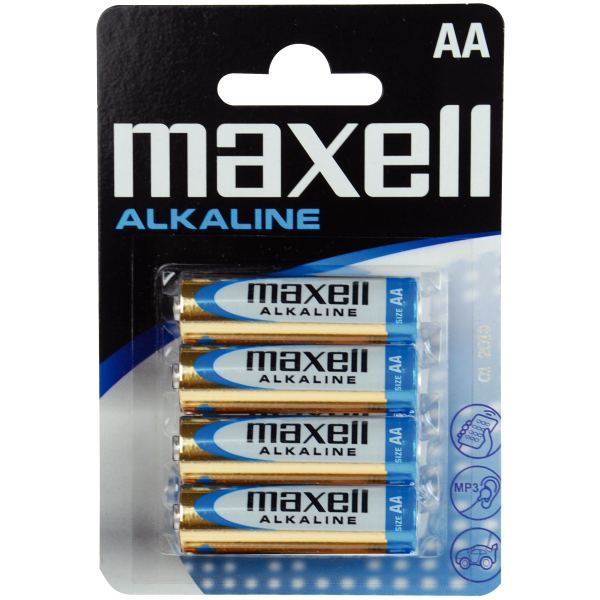 Blister de 4 Piles Alcalines AA Budget, N.C — BUREAUTIQUE