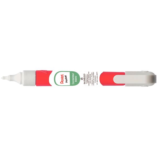 Pentel Stylo correcteur Pentex Pocket ZLC 21W, blanc — Correcteur liquide