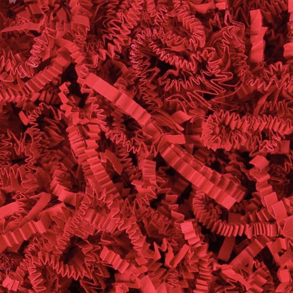 Frisure plissée kraft rouge 2.5 kg, N.C — COURRIER ET EXPEDITION