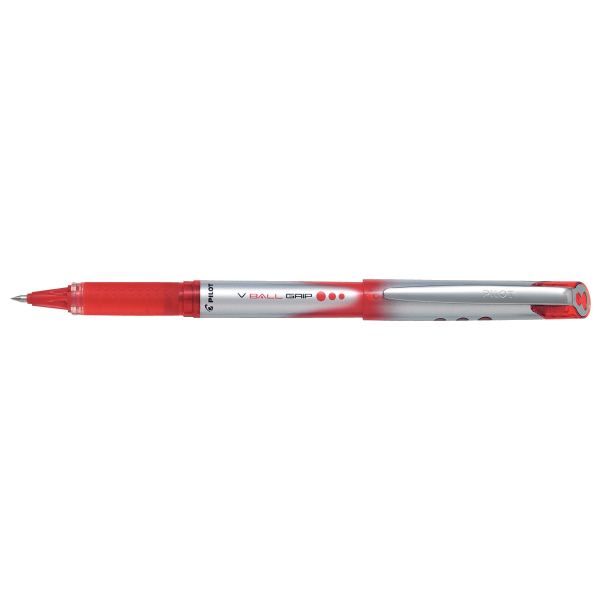 PILOT Stylo roller V-Ball Grip 7, rouge — Stylos roller