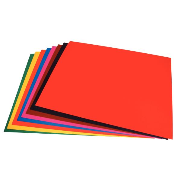 Paquet de 25 feuilles CARTA 210g 50x70 cm assortis, N.C — DESSIN SCOLAIRE ET PROFESSIONNEL