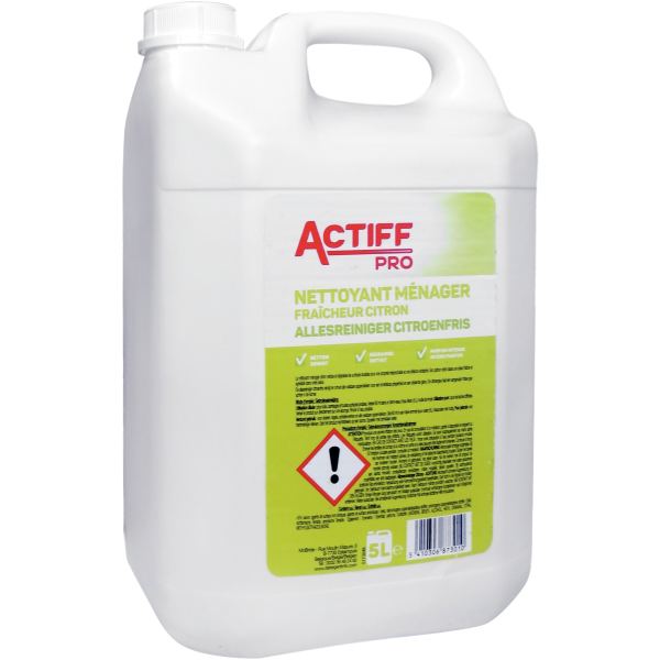 Bidon 5L nettoyant ménager fraicheur citron, N.C — SERVICES GENERAUX
