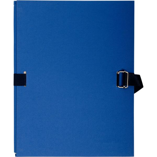 EXACOMPTA Chemise à dos extensible, A4, carton, bleu marine — Chemises & trieurs