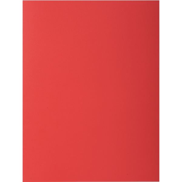 Paquet de 10 chemises 210 g ROCK"S format 24x32 cm rouge, ROCK''S — CLASSEMENT