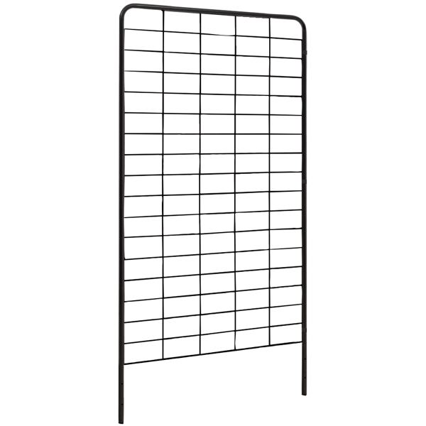 Grille d'exposition noire 100x200 cm, N.C — SERVICES GENERAUX