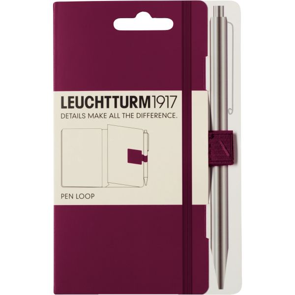 Porte-stylo Pen Loop, Port Red, LEUCHTTURM1917 — UNIVERS MAGASIN