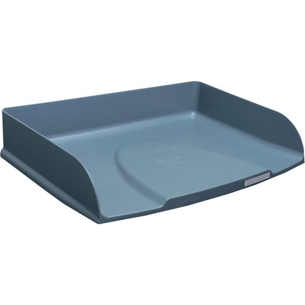 Corbeille courrier horizontale Autentik bleu — EQUIPEMENT CLASSE ET BUREAU