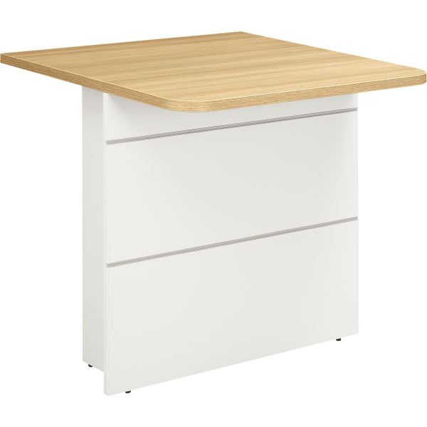 Banque d'accueil intermédiaire Sunday L80 xH74 xP80 cm chêne, N.C — MOBILIER