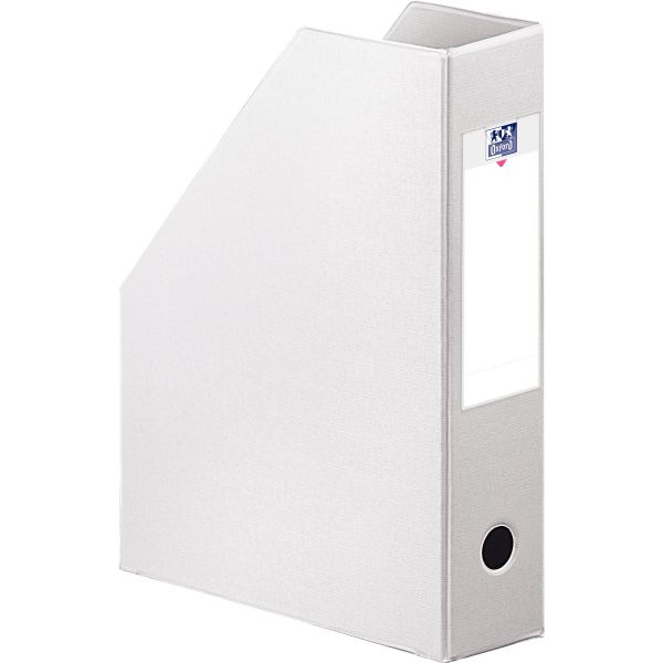 Porte-revues OXFORD en PVC dos 7cm blanc — CLASSEMENT