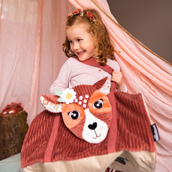 Sac week-end Mélimélos la biche Les Déglingos — Bagagerie enfant