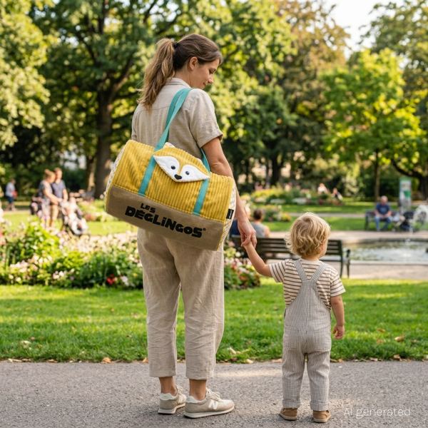 Sac week-end Cyranos le renard Les Déglingos — Bagagerie enfant