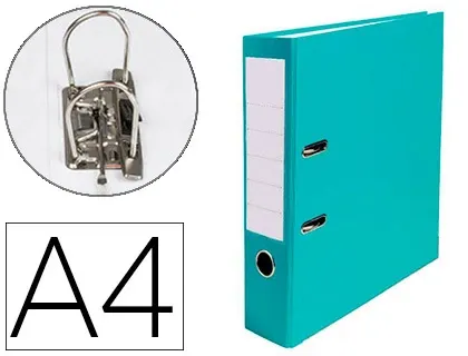 Classeur Levier Exacompta A4 Polypropylène 22/10e Dos 80 mm Coloris Vert Clair — Classement & archivage