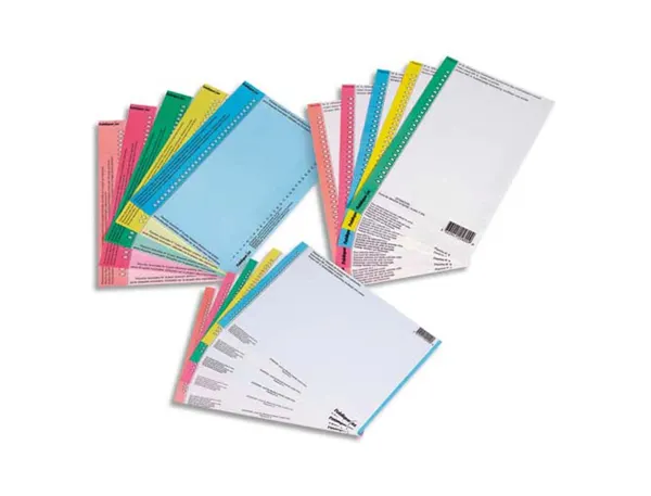 Étiquette l'oblique en bristol pour dossiers az armoires étiquettes nº9 coloris assortis pack 10 planches — Non classé