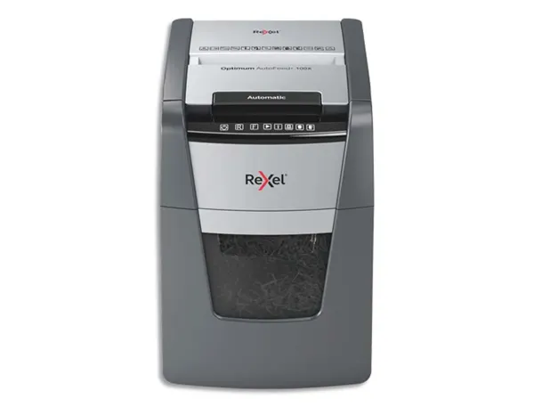 Rexel Destructeur de documents Optimum AutoFeed+ 100M — Informatique & bureautique