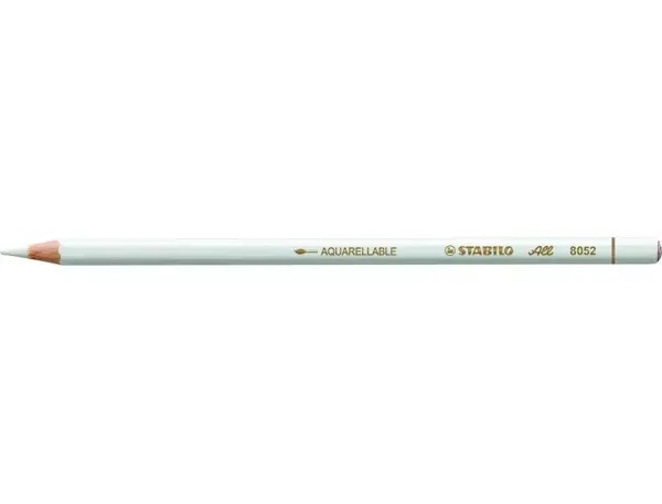 Crayon stabilo all mine grasse adapté à toutes surfaces aquarellable finition tête trempée coloris blanc — Non classé