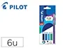 Stylo Pilot Frixion Ball Sticks Encre Effacable Pointe 0,7mm 6 Coloris Assortis Tons Froids Pochette 6 Unites —… — vue 2