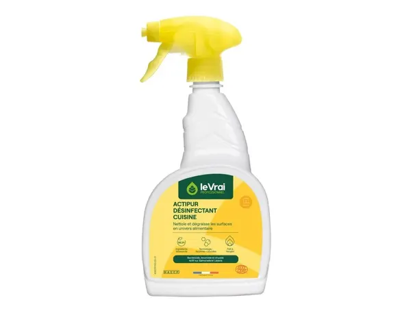 Degraissant desinfectant enzymatique actipur cuisines ecocert spray 750 ml — Non classé