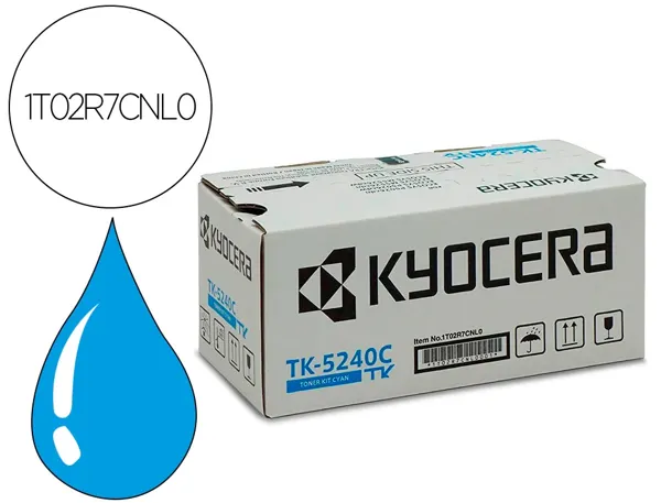 Toner laser original kyocera tk-5240c cyan — Non classé