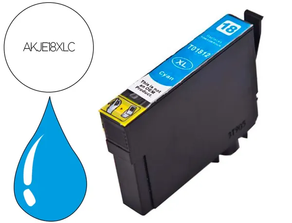Cartouche d'encre compatible epson t1812cy cyan — Non classé