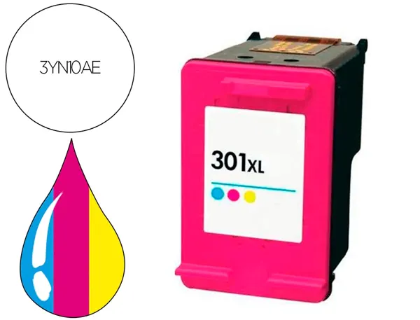 Cartouche d'encre compatible hp 301xl 330 p cyan/magenta/jaune — Non classé