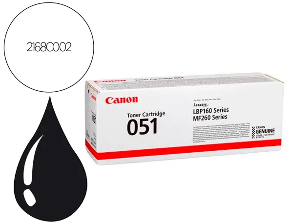 Toner laser original canon 051 1700 p noir — Non classé