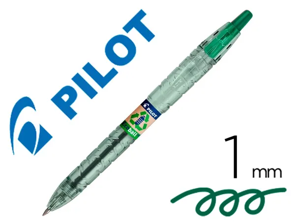 PILOT Stylo bille rétractable B2P Ecoball 10, vert — Fournitures
