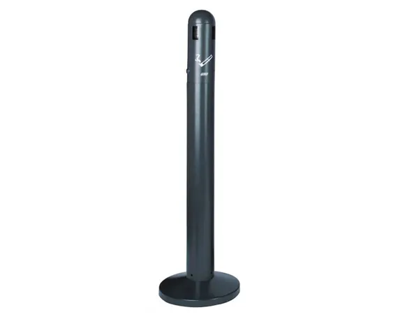 Cendrier coldis dome sur pied avec reservoir 3l coloris anthracite — Non classé