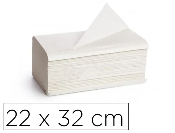 Essuie-mains coldis 3 plis pure ouate blanc 115f 17gr 22x32cm lot 20 paquets — Non classé