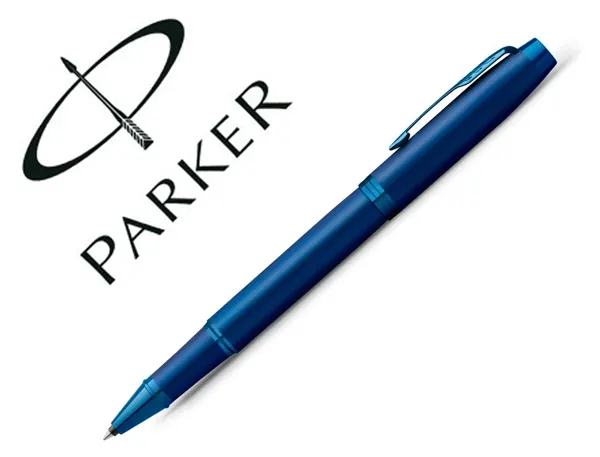 Stylo roller parker im monochrome bleu pointe fine encre bleu etui cadeau — Non classé