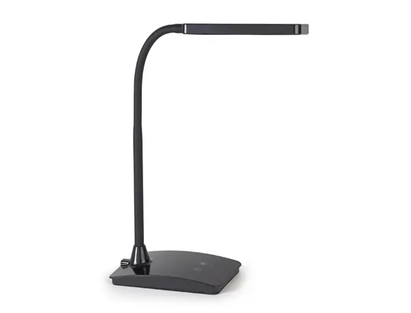 Luminaire bureau maul led pearly colour vario reglable hauteur 37,5cm bras 35,7cm tete 16x6cm coloris noir — Non classé