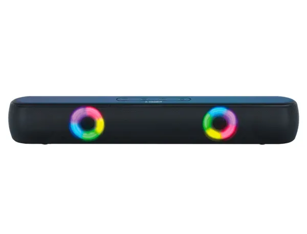 Barre de son q-connect bluetooth avec lumiere led et control du volume coloris noir — Non classé