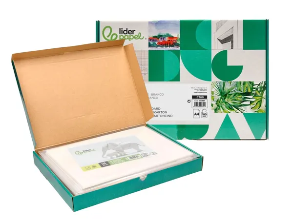 Papier cartonne liderpapel a4 180gr coloris creme paquet 25+5 feuilles — Non classé