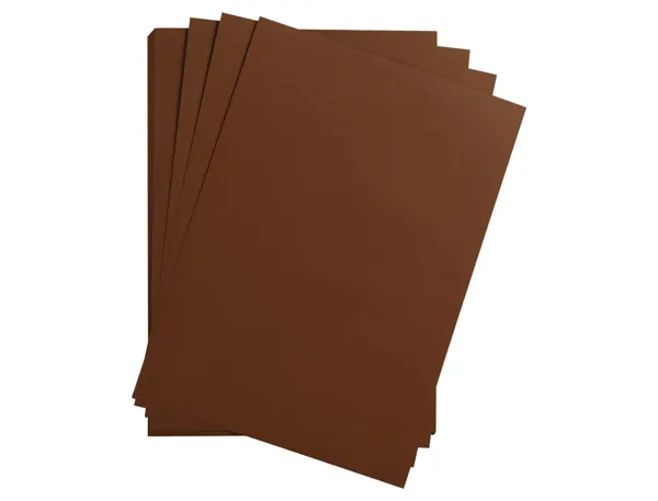 Feuille papier clairefontaine maya 270g 500x700mm coloris marron paquet 25 unites — Non classé