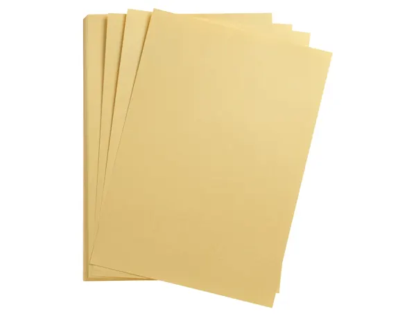 Feuille papier clairefontaine maya 270g 500x700mm coloris or paquet 25 unites — Non classé