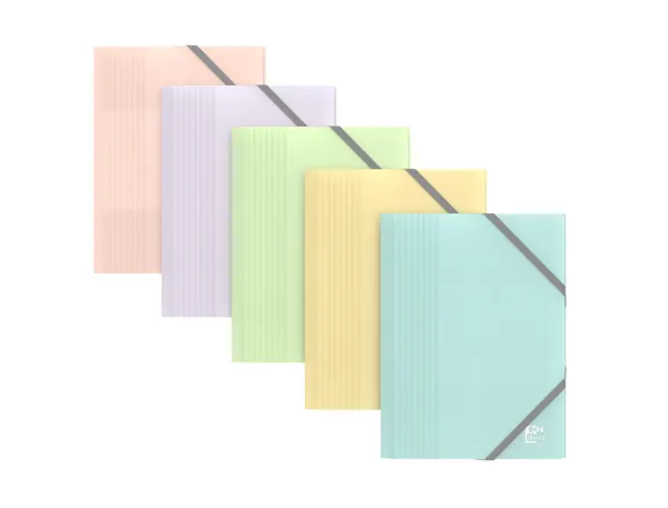 Chemise elastique oxford a6 pp coloris assortis pastel opaque lot 40 unites — Non classé