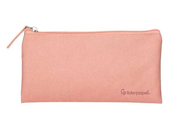 Fourre-tout liderpapel plat 1 compartiment 20x10cm coloris rose peche — Non classé
