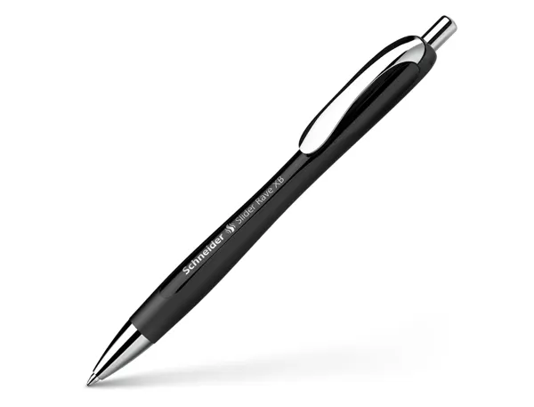 Stylo-bille schneider slider rave xb black edition viscoglide trait extra large encre bleue coloris noir — Non…
