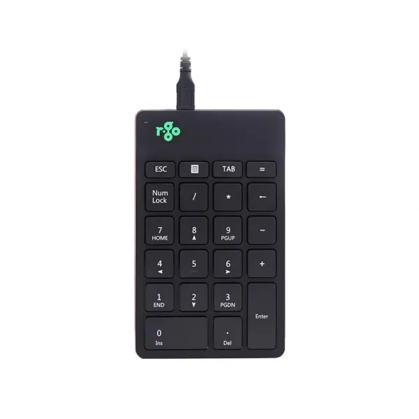 Clavier ergonomique r-go numpad break filaire coloris noir — Non classé