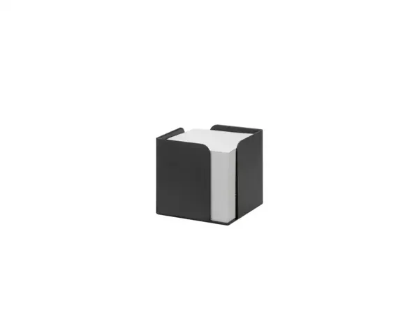 Bloc-notes memo tarifold cube re-solution polystyrene 850f 80gr coloris noir — Non classé