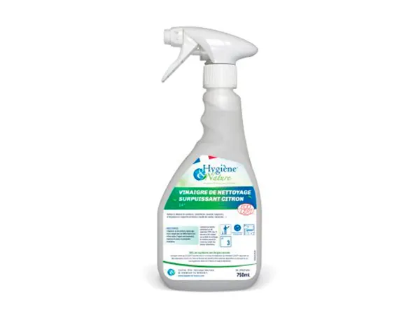 Vinaigre de nettoyage hygiene & nature surpuissant citron ecocert flacon 750ml — Non classé