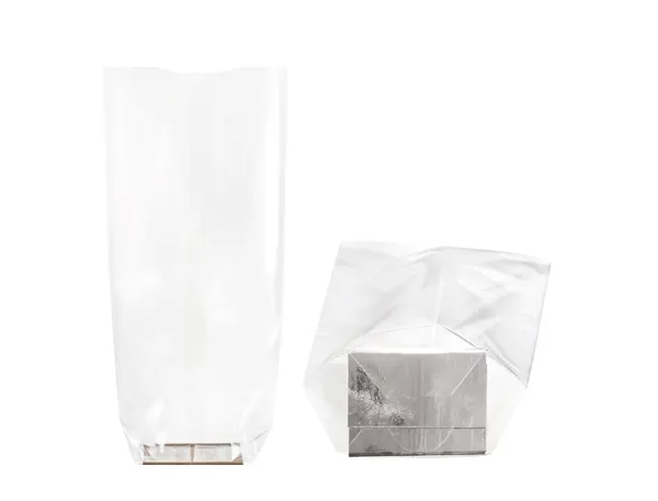 Sachet confiseur polypro avec fond carton 35 microns 120x260mm coloris transparent paquet 100 unites — Non classé