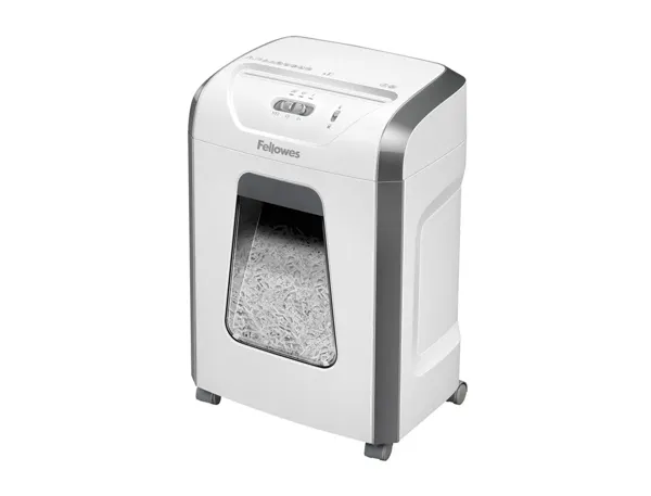 Destructeur fellowes 15c coupe croisee 4x40mm 15f agrafes trombones cb securite p-4 corbeille 19l coloris — Non classé