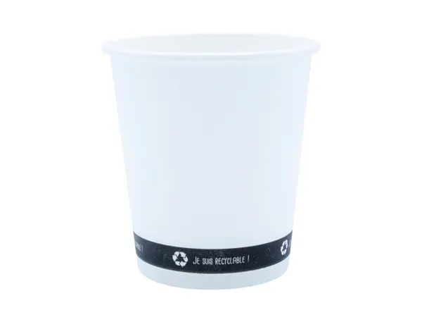 Gobelet carton contenance 8oz 25cl coloris blanc lot 50 unites — Non classé