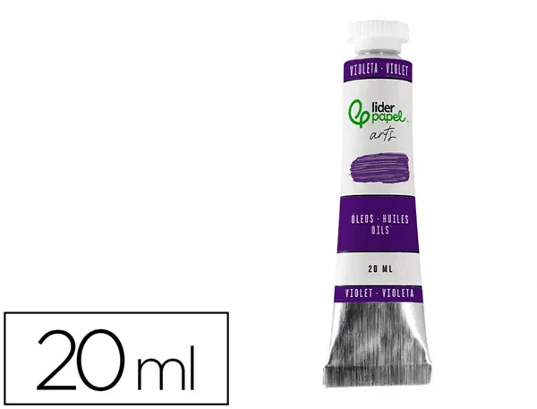 Peinture a l huile liderpapel tube en aluminium de 20 ml coloris violet — Non classé